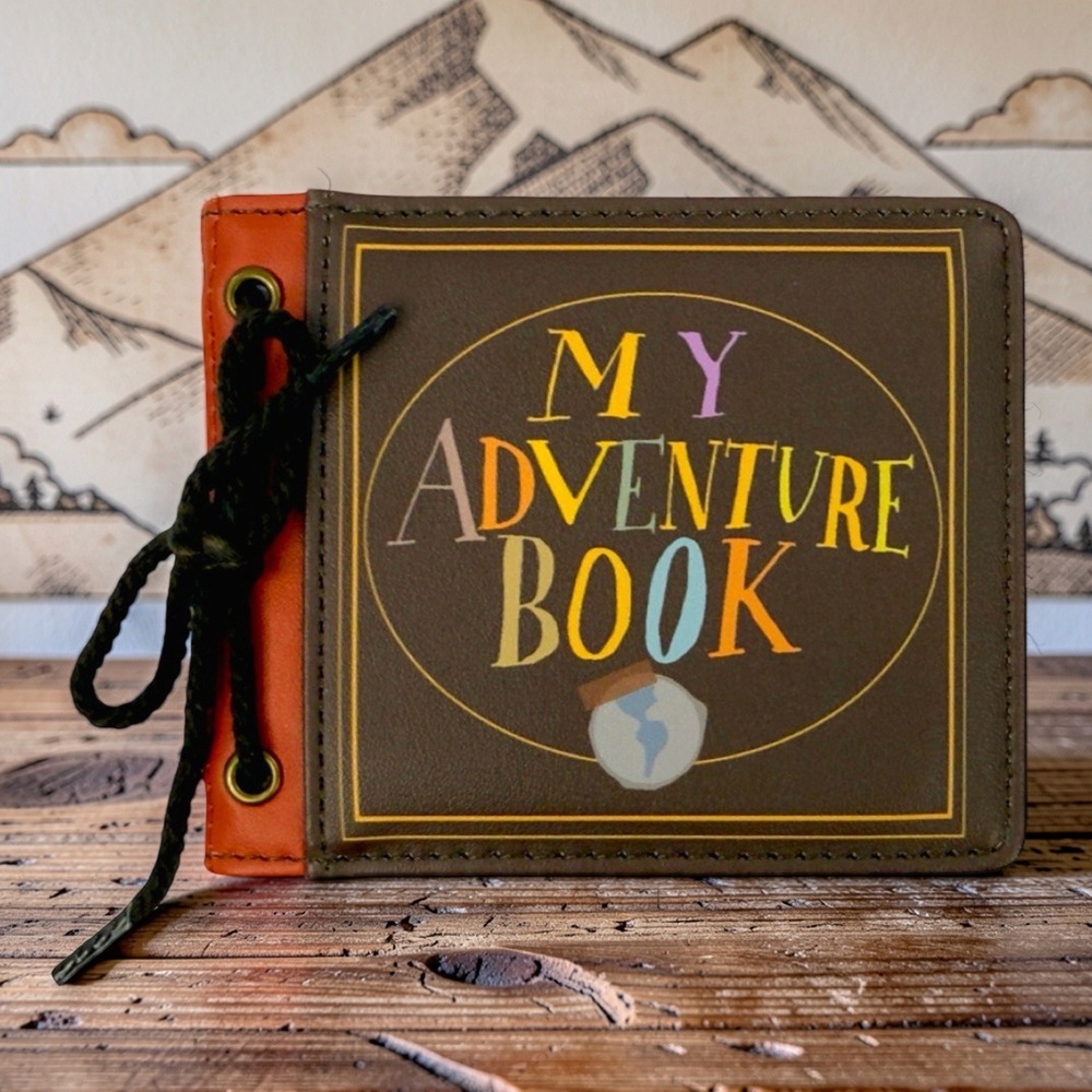 Her Universe Disney Pixar Up My Adventure Book Bifold Cardholder Wallet Brown